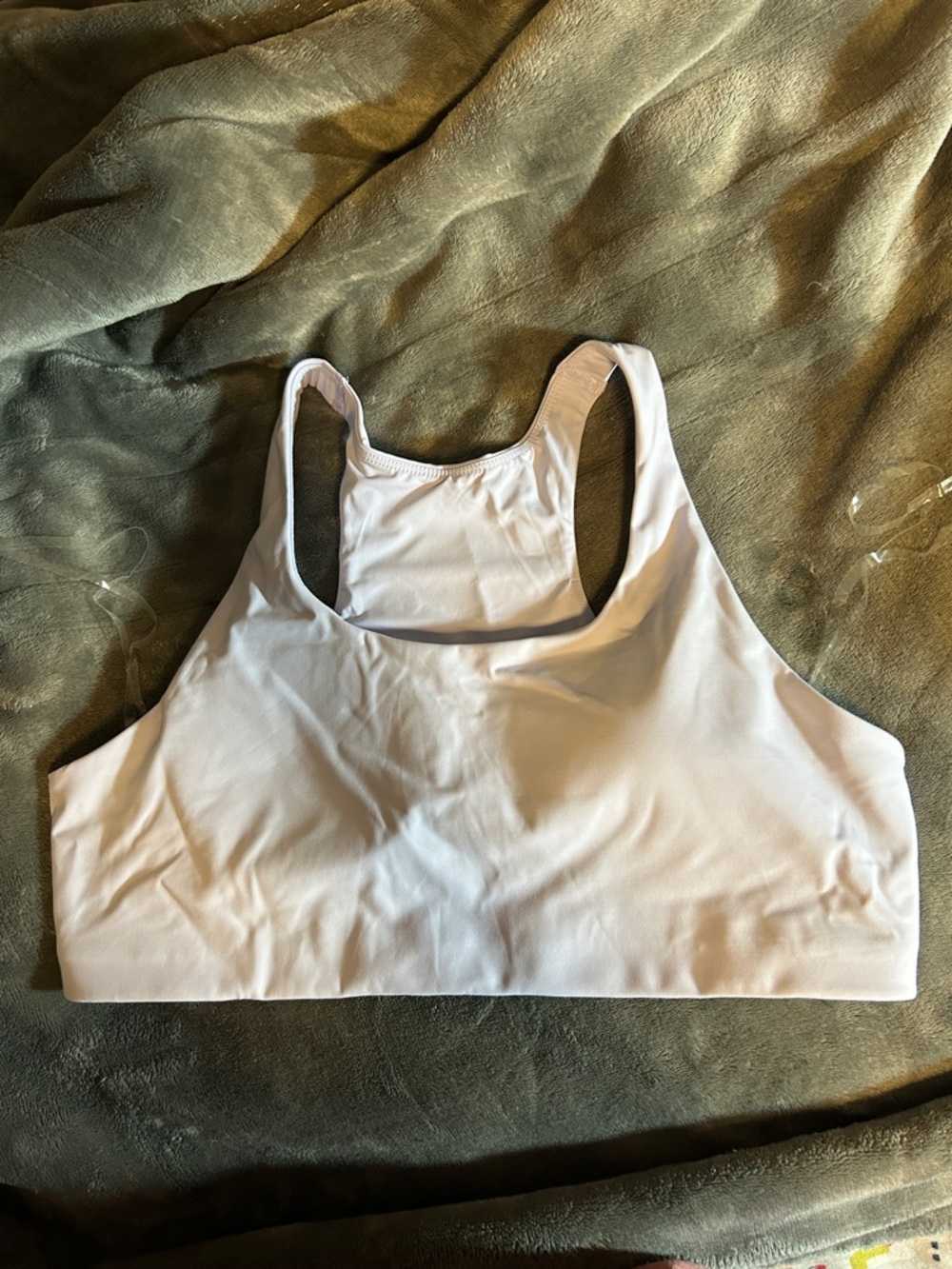 Lululemon NWT Nulux Lilac Colored Strappy Back Sports Bra,Size Large, Retail $58